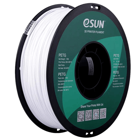 eSun PETG Filament solid white 1.75mm Solid white, Printing Materials \  Filaments \ PETG Brands \ eSun