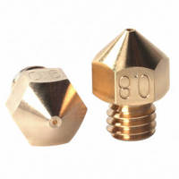 RepRap M6 Brass Nozzle - 0.1mm