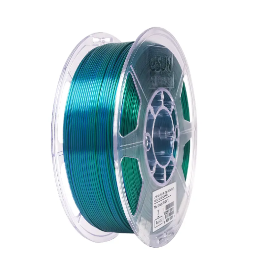 eSun PLA-Silk Magic filament green blue 1.75mm/1kg Green blue