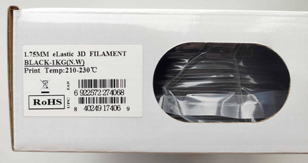 eSun eLastic (TPE-85A) Filament Black 1.75mm