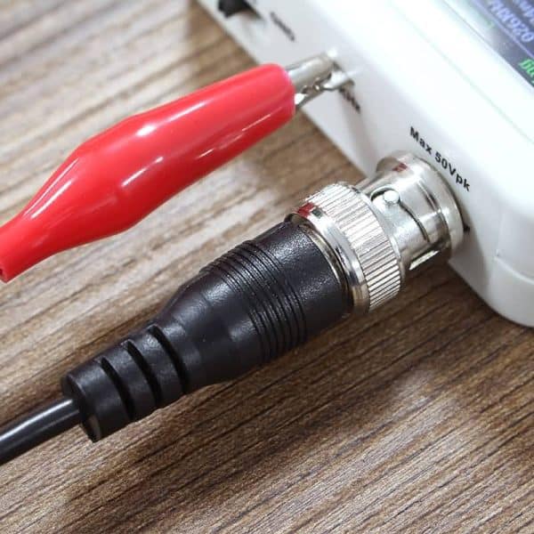 FNIRSI BNC Q9 Male Plug To Dual Alligator Clip Oscilloscope Test Probe - Image 5