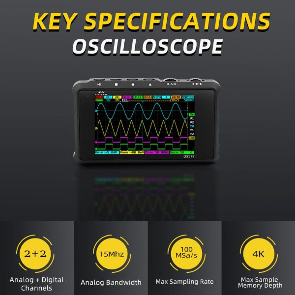 MINIWARE DS213 Mini Oscilloscope - obrazek 8