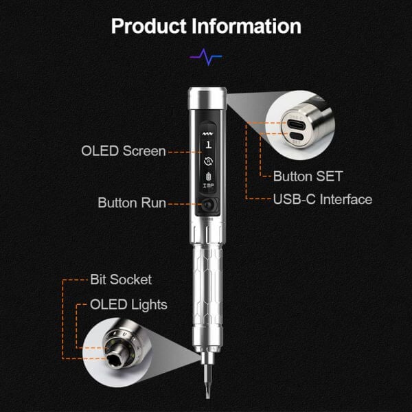 MINIWARE ES15S Motion Control Electric Screwdriver - obrazek 10