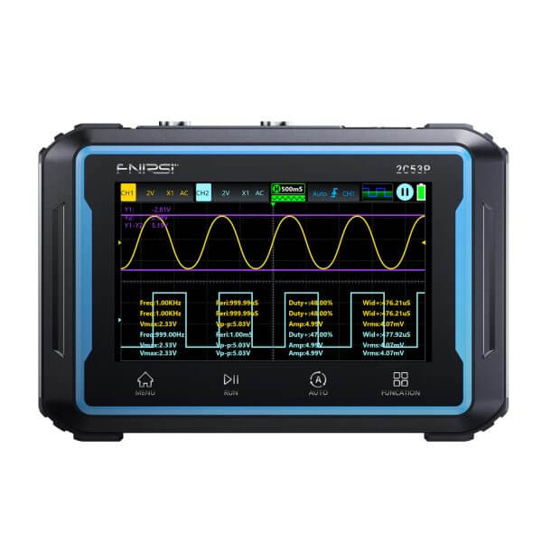 FNIRSI 2C53P 3-IN-1 Dual Channel Tablet Oscilloscope Multimeter Function Generator - obrazek 3