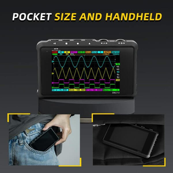 MINIWARE DS213 Mini Oscilloscope - obrazek 6