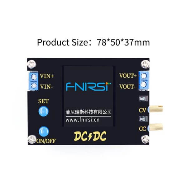 FNIRSI DC DC Automatic Boost/Buck Converter CC CV Power Module - obrazek 4