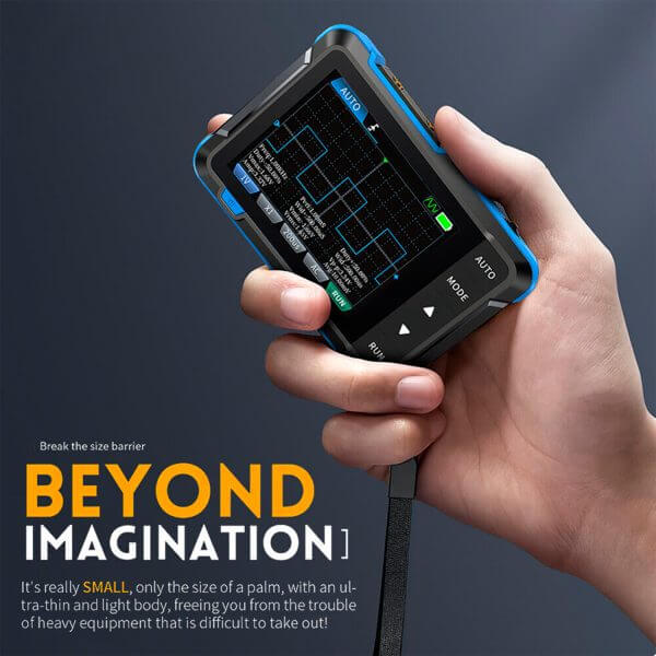 FNIRSI DSO-153 2-IN-1 Mini Digital Oscilloscope Waveform Generator - Image 5
