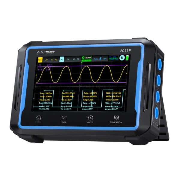 FNIRSI 2C53P 3-IN-1 dwukanałowy oscyloskop do tabletu Multimetr Generator funkcji