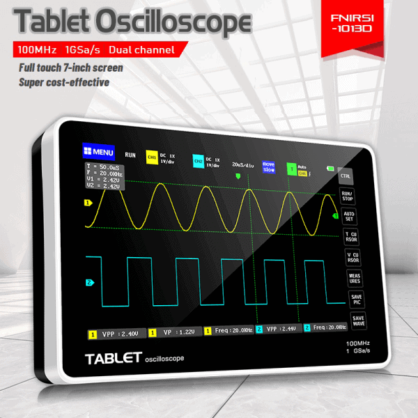 FNIRSI 1014D / FNIRSI 1013D Dual-Cnannel Digital Oscilloscopes - obrazek 7