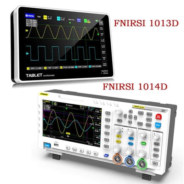 FNIRSI 1014D / FNIRSI 1013D Dwukanałowe oscyloskopy cyfrowe
