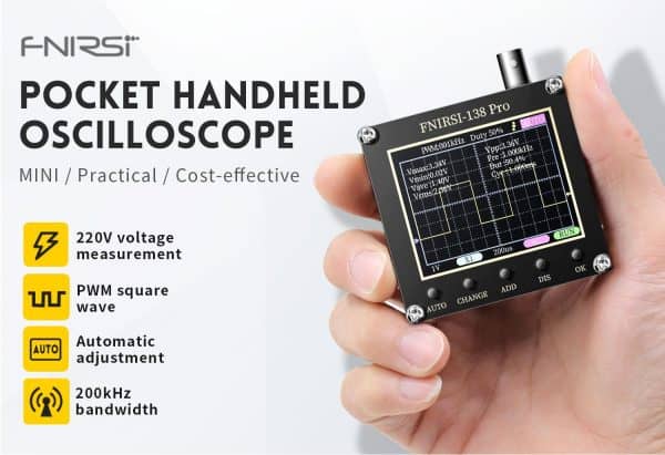 FNIRSI 138-PRO Handheld Digital Oscilloscope - obrazek 3