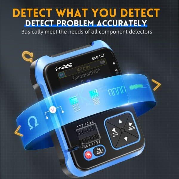 FNIRSI DSO-TC3 3-IN-1 Handheld Digital Oscilloscopes Signal Generator Transistor Tester - obrazek 5