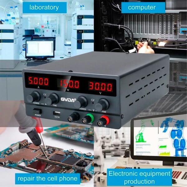 GVDA USB DC Regulated Switching Power Supply Adjustable SPS-H305 / SPS-H605 / SPS-H3010 - Image 6