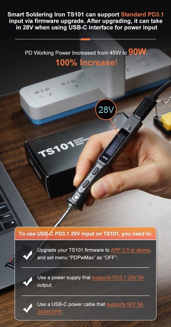 MINIWARE TS101 Soldering Iron - Image 11