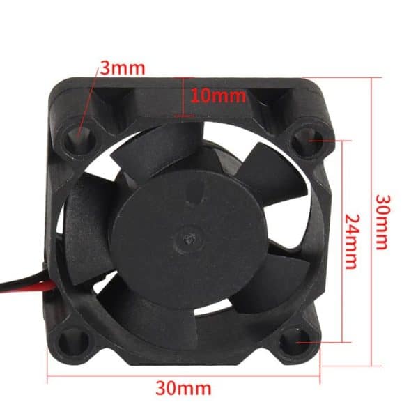 3010 Brushless DC Cooling Fan 24V - Image 3