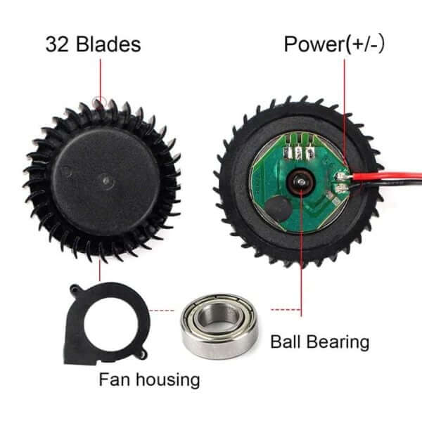 5015 Extruder Blower Fan 24V for Kingroon, Prusa, Creality, Ender printer - Image 5
