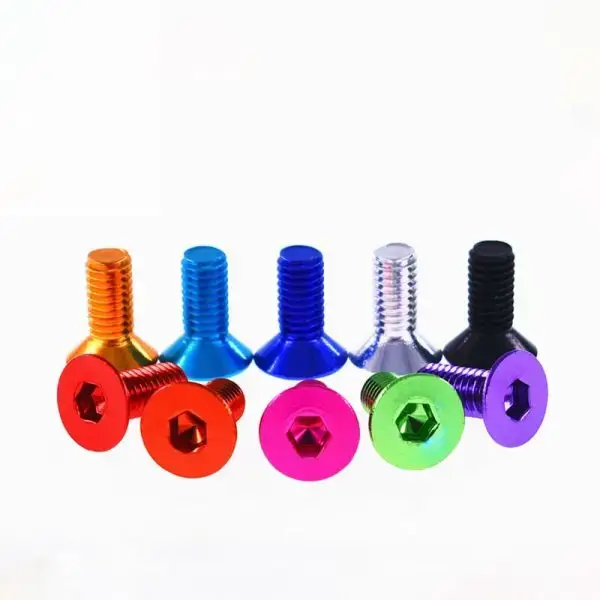 7075 Aluminium Alloy Countersunk Head Hex Socket Screws Model Hexagon Bolts M3x6/8/10/12/14/16mm - Image 3