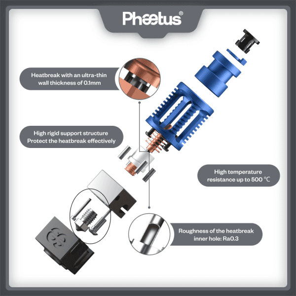 Phaetus Dragon Hotend Screw_M1.4x12.0 - obrazek 3