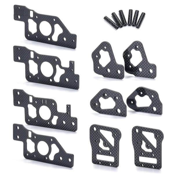 Carbon Fiber Bracket Kit for Voron 2.4 Gantry - Image 3
