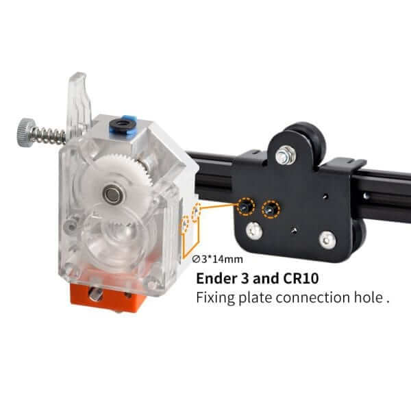 Metal BMG Extruder Kit with Hotend for Creality Ender 3 / CR10 - Image 4