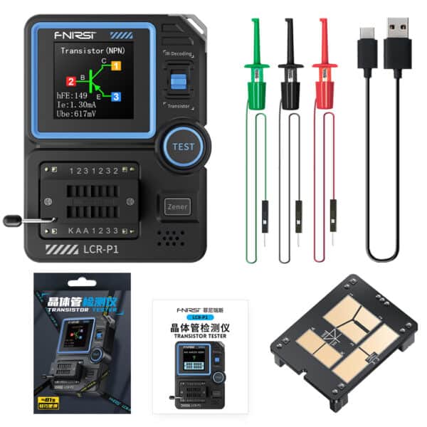 FNIRSI LCR-P1 Multifunction Transistor Capacitor Tester - Image 9