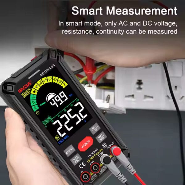 GVDA GD128 Plus Digital Multimeter with Smart Measure and Color LCD Black Plus - obrazek 3
