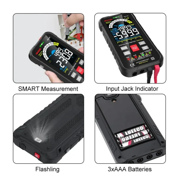 GVDA GD128 Digital Multimeter with Smart Measure and Color LCD - Image 8