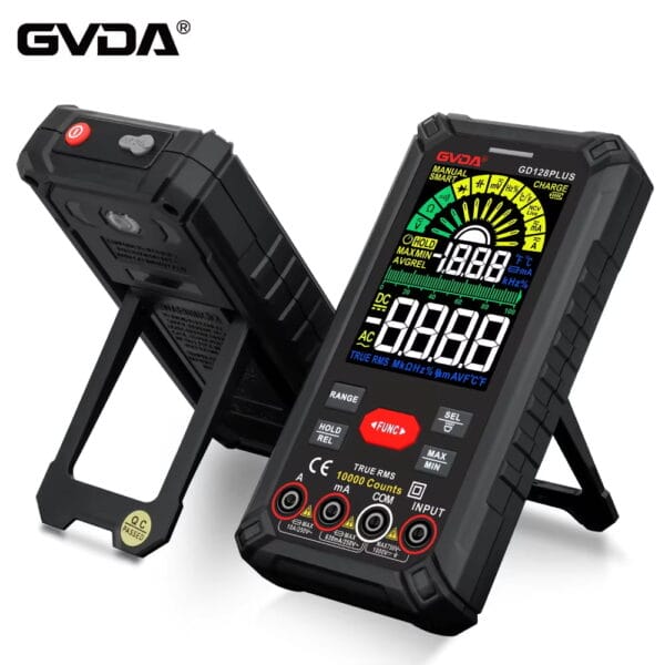 GVDA GD128 Plus Digital Multimeter with Smart Measure and Color LCD Black Plus - obrazek 2